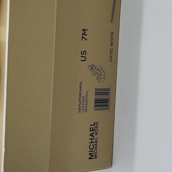 905- MICHAEL Michael Kors Suki Leather Platform Sandal Size 7 M NWT - Picture 10 of 14